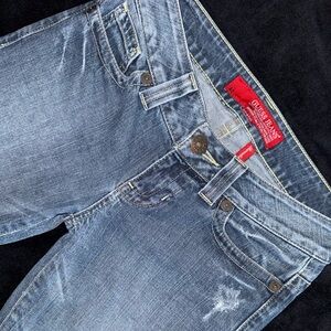 Guess Blue Denim Jeans with Red Label